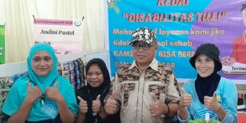 Bupati Gorontalo Tinjau Langsung Stand UMKM di Peran Saka Nasioanal 2025
