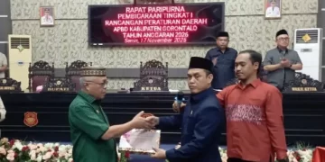Pemkab Gorontalo Bersama DPRD Gelar Rapat Paripurna Tingkat I Tentang Raperda APBD 2026
