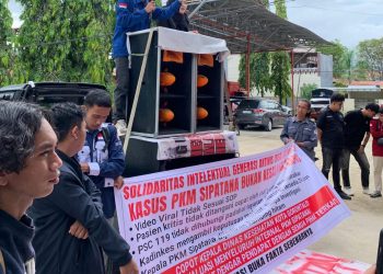 SIGA Gorontalo Gelar Aksi Damai Atas  Pemberhentian Sepihak Kepala PKM Sipatana Oleh Kadis Kesehatan Yang Diduga Tidak Menguasai Kronologi Kejadian