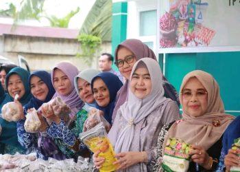 Jelang Ramadan, Ketua TP PKK Hj. Fadhilah Sadat Inisiasi Pasar Murah