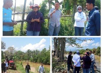 Lurah Tenilo dan Kades Tunggulo Dampingi Komisi III DPRD Provinsi Tinjau Sungai Ala Pohu