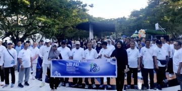 Sekda Sugondo Makmur Hadiri Fun Walk Milad ke-18 UMGO