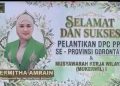 Ermitha Amrain Resmi Jabat Bendahara PPP Bone Bolango, Komitmen Jaga Amanah