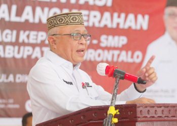 Bupati Sofyan Puhi Wajibkan Kepala Sekolah Ikuti Orientasi Kepalangmerahan