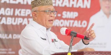 Bupati Sofyan Puhi Wajibkan Kepala Sekolah Ikuti Orientasi Kepalangmerahan