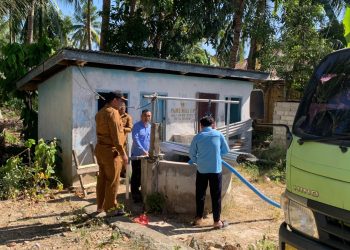 PDAM Kabupaten Gorontalo Salurkan 10.000 Liter Air Bersih untuk Warga Terdampak Kekeringan di Desa Huidu
