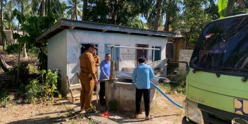 PDAM Kabupaten Gorontalo Salurkan 10.000 Liter Air Bersih untuk Warga Terdampak Kekeringan di Desa Huidu
