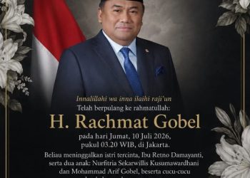 Kabar Duka, Anggota DPR RI Rahmat Gobel Meninggal Dunia
