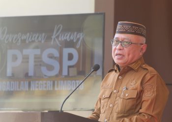 Bupati Sofyan Puhi Hadiri Peresmian PTSP PN Limboto