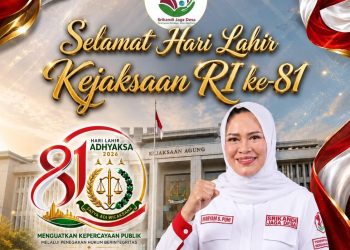 Srikandi Kabupaten Gorontalo Maryam Sofyan Puhi Ucapkan Selamat Harlah Kejakasaan Ke- 81