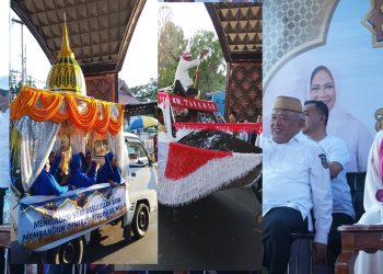 Peringati Maulid Nabi Muhammad SAW Dibuat Meriah, Wabup Tonny Junus Senyum-senyum