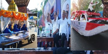 Di Kabgor Peringati Maulid Nabi Muhammad SAW Dibuat Meriah, Wabup Tonny Junus Senyum-senyum