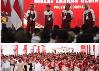 Diklat Perdana Laskar Gerindra Gorontalo di Gelar di Buper Bongohulawa