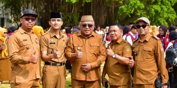 Wakil Bupati Tonny Junus Disambut Hangat Oleh Pemerintah Desa