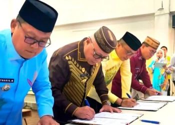 Bupati Sofyan Teken MoU Perlindungan Bahasa dan Sastra Daerah Gorontalo Dengan Kemendikdasmen