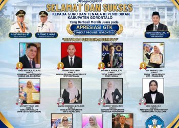 Pemkab Gorontalo Apresiasi Prestasi GTK Juara Tingkat Provinsi Gorontalo 2026