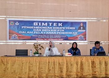 Dikbud Kabupaten Gorontalo Gelar Bimtek Pengembangan dan Inovasi PTK Dalam Pelayanan Pendidikan, Sasar IGA 2027